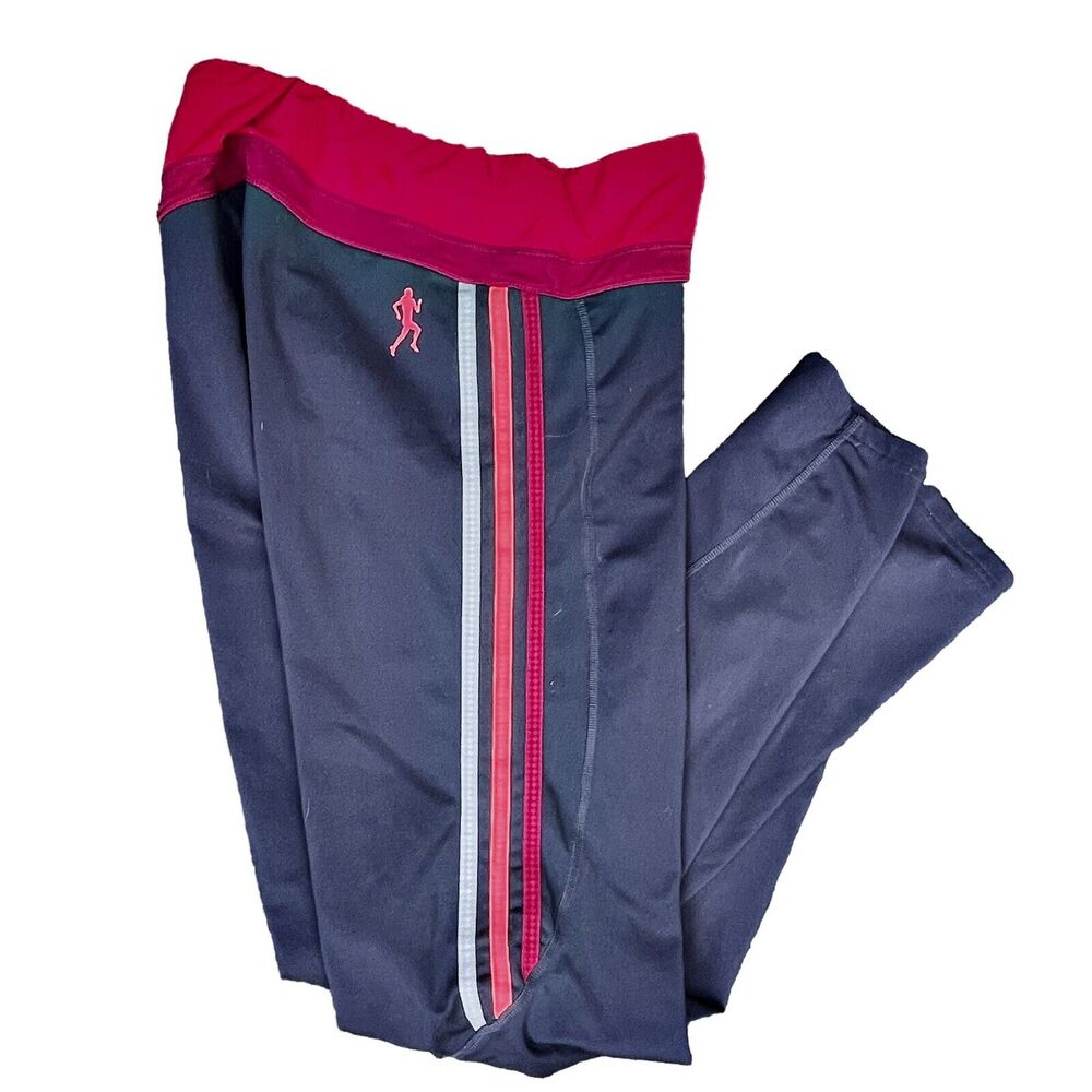 Adidas Pants Size S Womens Navy Athletic Climalite‎ Wide Leg Modern Classic Yoga